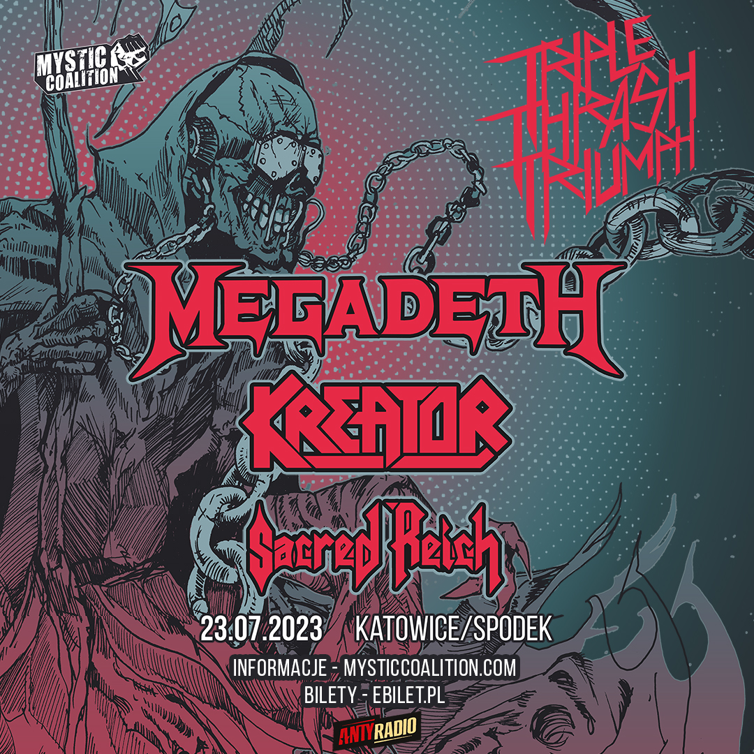 Triple Thrash Triumph: Megadeth + Kreator + Sacred Reich