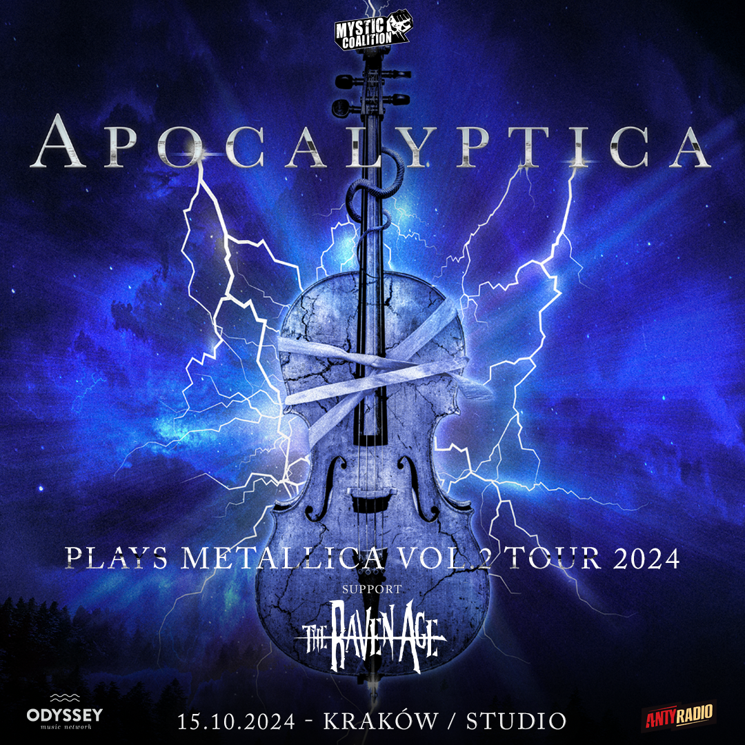 Apocalyptica Plays Metallica Vol. 2 Tour 2024 + The Raven Age