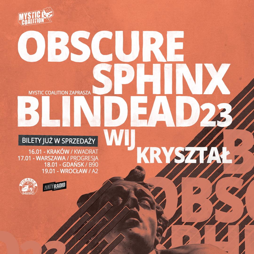 Obscure Sphinx + Blindead 23 + Wij + Kryształ